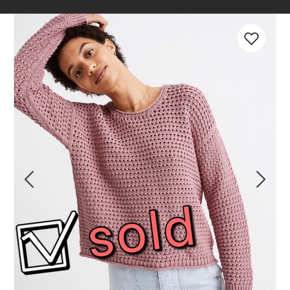 Madewell Tops - Madewell Open-Stitch Austen Pullover Sweater